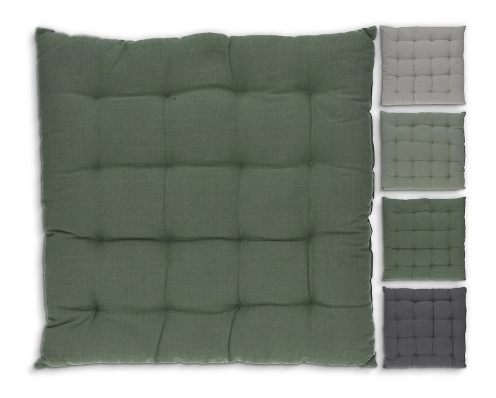 Siddepudde 40x40 Cm Bomuld Assorteret 3 Siddepudde 40x40 Cm Bomuld Assorteret